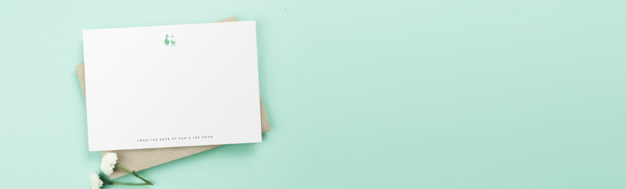 Desk Stationery Correspondence Cards Utterly Printable