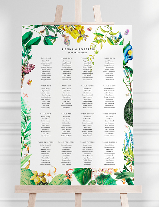 Wedding Table Plans