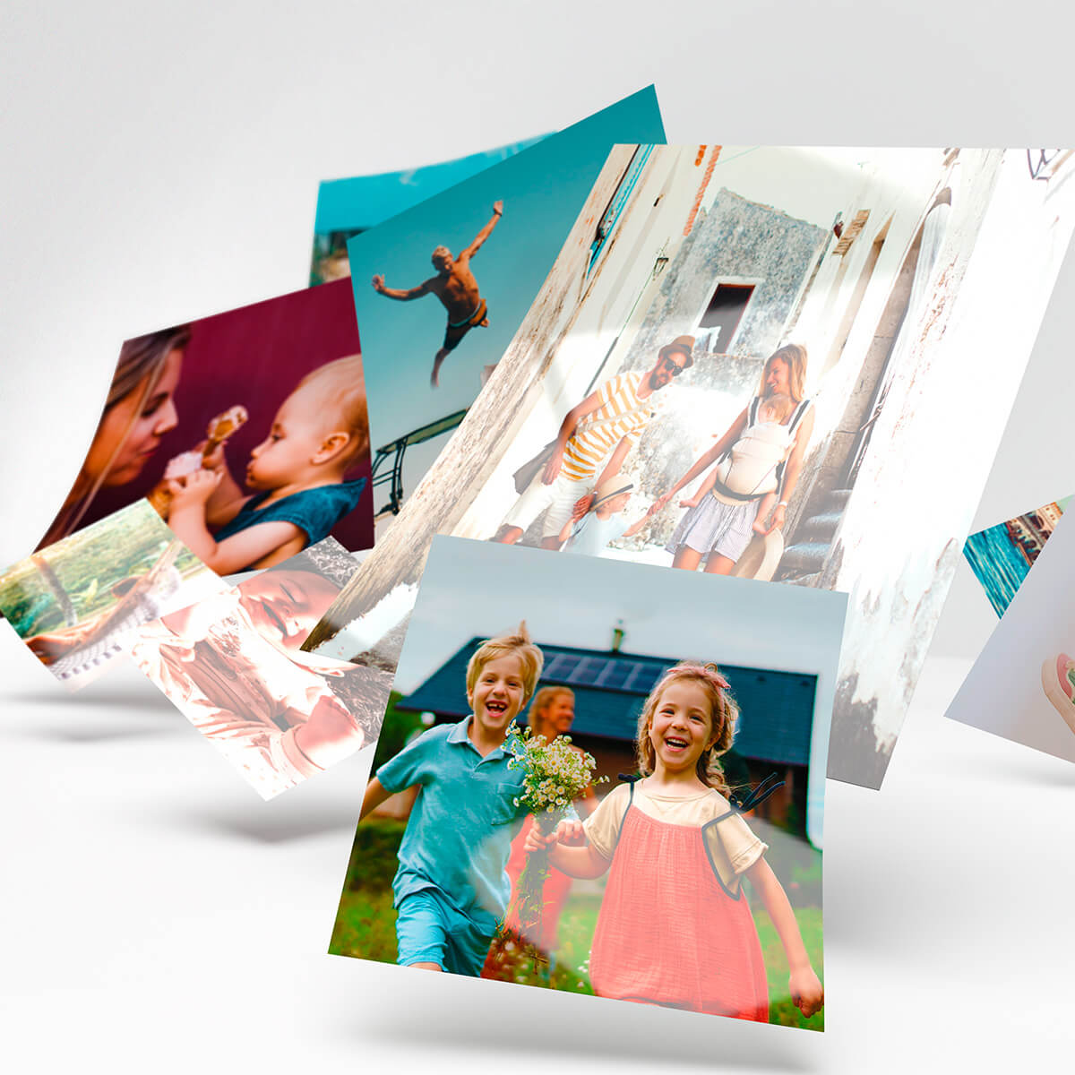Multiple sizes of colour, silver halide photo print posters