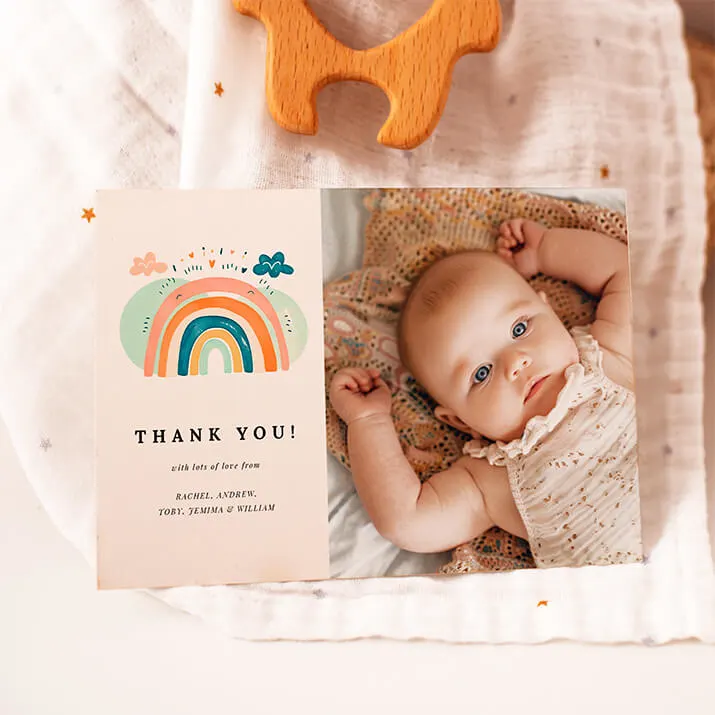 Related Product: Baby Thank You Cards Related Product: Printed Baby Thank You Cards