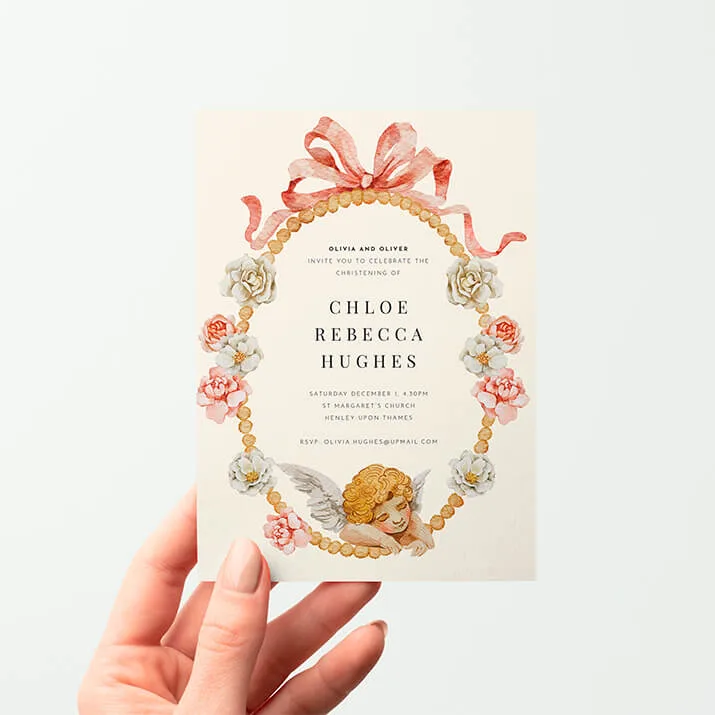 Related Product: Christening Invitations Related Product: Printed Christening Invitations