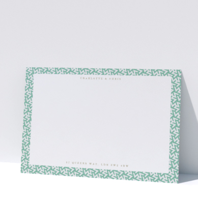 Related Product: Printed, Personalised Desk Note Cards for Couples