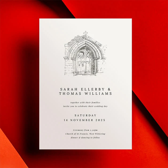 Related Product: Printed Personalised Wedding Invitations