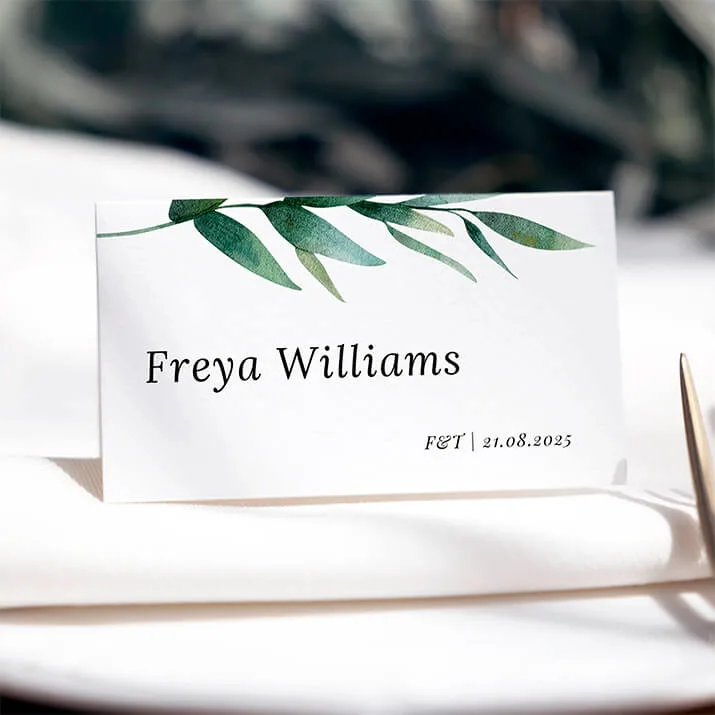 Related Product: Printed Wedding Place Cards