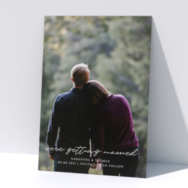 Related Product: Printed Wedding Save the Date